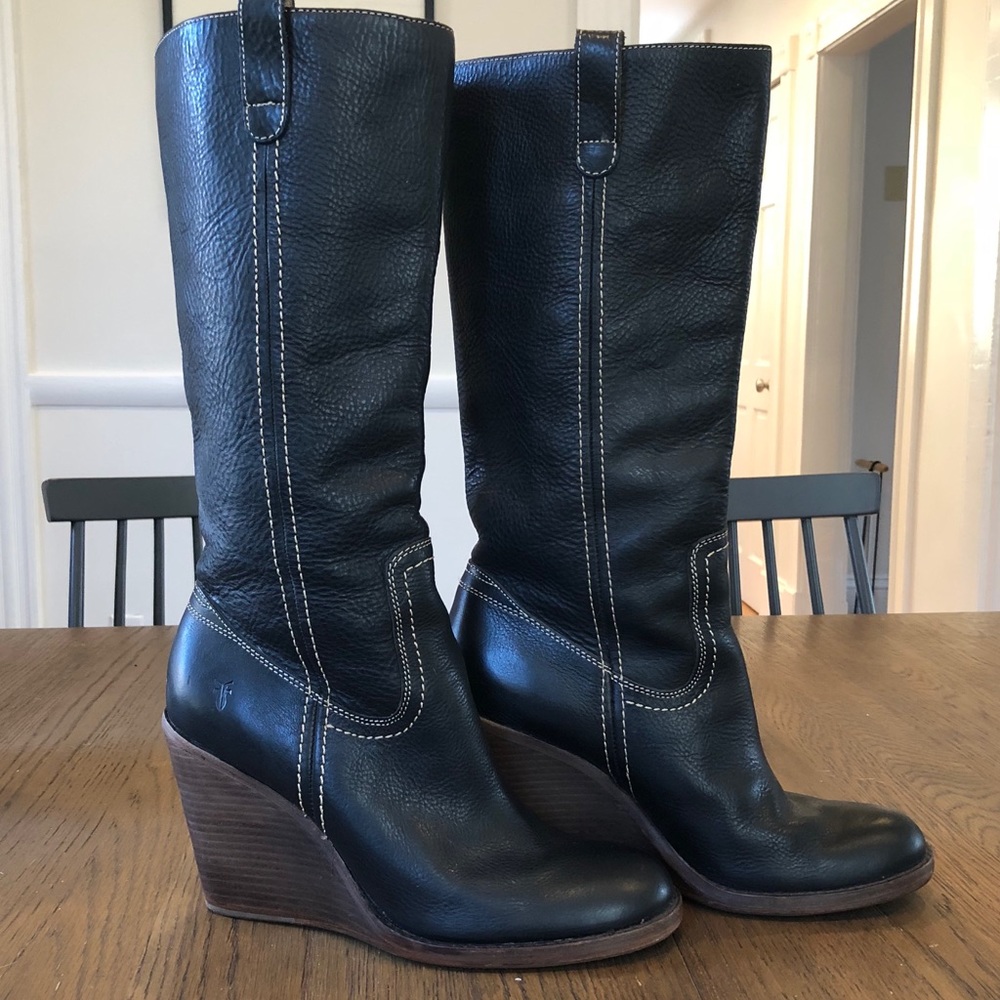 Frye Caroline Campus: Pull-On Boot-Worn Once!